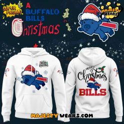 Bills Merry Christmas 2025 Special White Hoodie