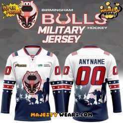 Birmingham Bulls 2025 Military Appreciation Special Hockey Jersey