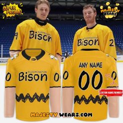 Bloomington Bison 2025 Peanutsthemed Teddy Bear Toss Special Hockey Jersey
