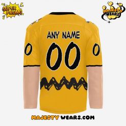 Bloomington Bison 2025 Peanutsthemed Teddy Bear Toss Special Hockey Jersey