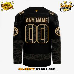 Boston Bruins Military Night Appreciation 2025 Custom Hockey Jersey