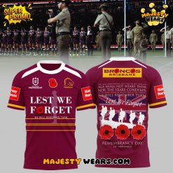 Brisbane Broncos Lest We Forget Special Tee