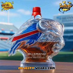 Buffalo Bills Bill Mafia 65th Anniversary Whiskey Bottle