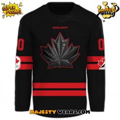 Canada Olympic 2026 “A Symbol Forged in Ice” Custom Hockey Jersey – Black