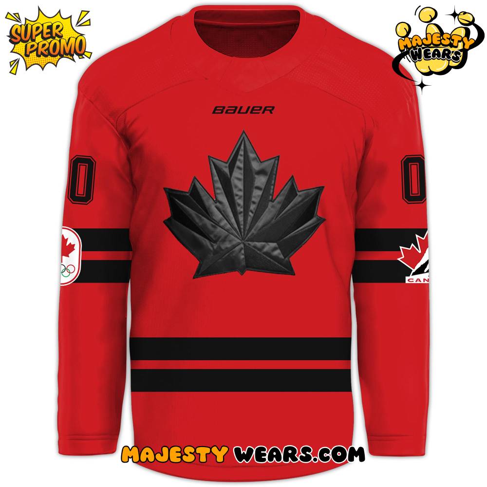 Canada Olympic 2026 “A Symbol Forged in Ice” Custom Hockey Jersey – Red Canada Olympic 2026 “A Symbol Forged in Ice” Custom Hockey Jersey – Red