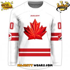 Canada Olympic 2026 “A Symbol Forged in Ice” Custom Hockey Jersey – White
