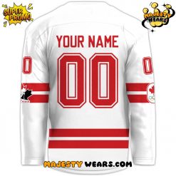 Canada Olympic 2026 A Symbol Forged in Ice Custom Hockey Jersey White