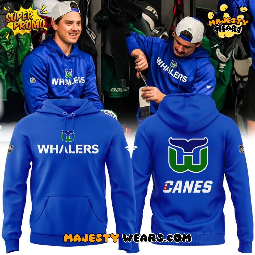 Carolina Hurricanes Whalers Blue Special Hoodie Carolina Hurricanes Whalers Blue Special Hoodie