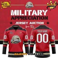 Charlottetown Islanders Military Night Appreciation Custom Hockey Jersey