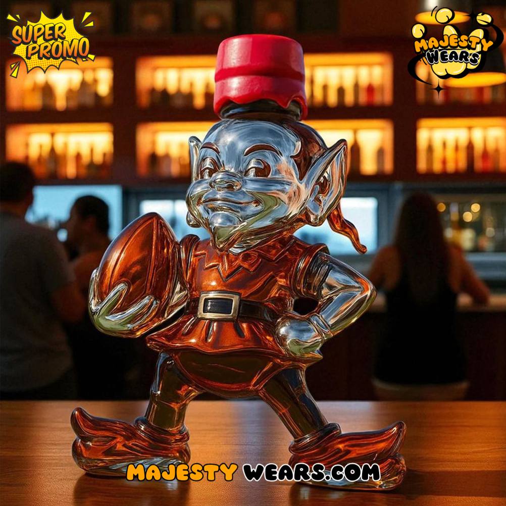 Cleveland Browns Brownie The Elf Special Edition Whiskey Bottle Cleveland Browns Brownie The Elf Special Edition Whiskey Bottle