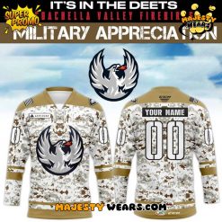 Coachella Valley Firebirds Military Night Appreciation 2025 Custom Hockey Jersey