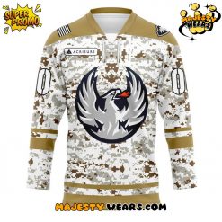 Coachella Valley Firebirds Military Night Appreciation 2025 Custom Hockey Jersey