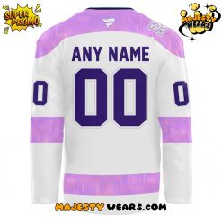 Colorado Avalanche Cancer Night 2025 Special Hockey Jersey