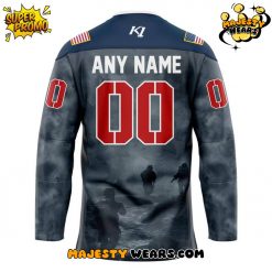 Danbury Hat Tricks Military Night Appreciation 2025 Custom Hockey Jersey