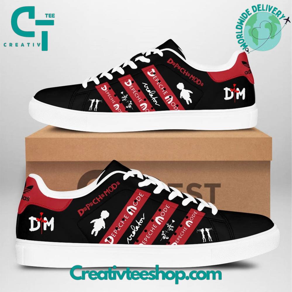 Depeche Mode Special Black Stan Smith Shoes Depeche Mode Special Black Stan Smith Shoes