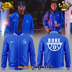 (Duke Blue Devils Men’s Basketball Welcome to Queen City New Season Special Bomber Jacket
