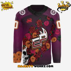 El Paso Rhinos NA3HL Dia De Los Muertos 2025 Custom Hockey Jersey