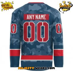 Evansville Thunderbolts Military Night Appreciation Custom Hockey Jersey