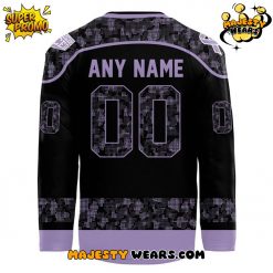 Fayetteville Marksmen Hockey Fights Cancer 2025 Custom Hockey Jersey