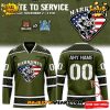 Peoria Rivermen Military Night Appreciation Custom Hockey Jersey Peoria Rivermen Military Night Appreciation Custom Hockey Jersey