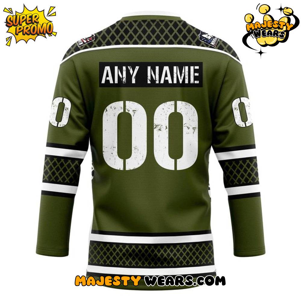 Fayetteville Marksmen x 2025 Salute to Service Custom Hockey Jersey Fayetteville Marksmen x 2025 Salute to Service Custom Hockey Jersey