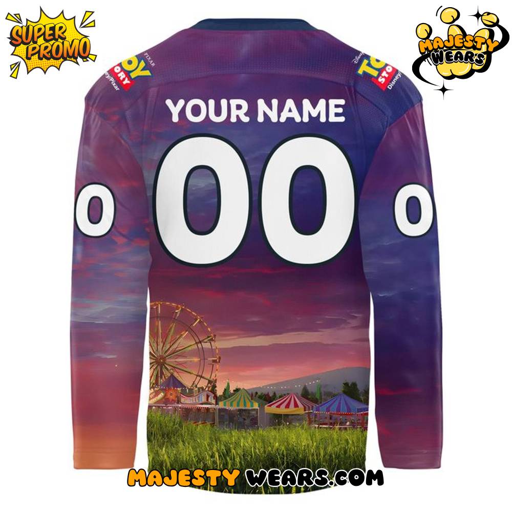 Fayetteville Marksmen x Toy Story Custom Hockey Jersey Fayetteville Marksmen x Toy Story Custom Hockey Jersey