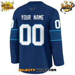 Finland 2026 Winter Olympic Custom Hockey Jersey Navy