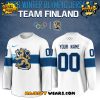 Finland 2026 Winter Olympic Custom Hockey Jersey – Navy