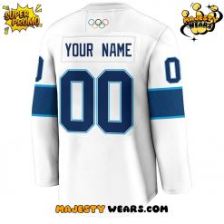 Finland 2026 Winter Olympic Custom Hockey Jersey White