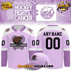 Hershey Bears 2025 Hockey Fights Cancer Special Hockey Jersey