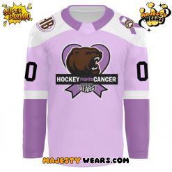 Hershey Bears 2025 Hockey Fights Cancer Special Hockey Jersey