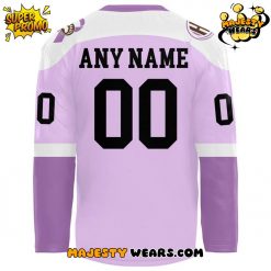 Hershey Bears 2025 Hockey Fights Cancer Special Hockey Jersey