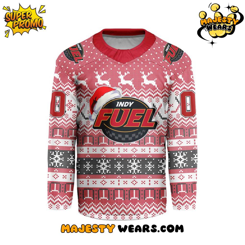 Indy Fuel Christmas Design Hockey Jersey Indy Fuel Christmas Design Hockey Jersey