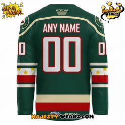Iowa Wild Exclusive Iowa Aeros 2025 Veterans Appreciation Night Hockey Jersey