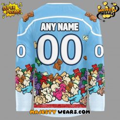 Jacksonville IceMen Our Teddy Bear Toss Special Hockey Jersey