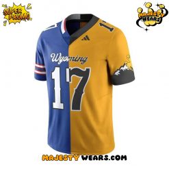 Josh Allen 17 Buffalo Bills x Wyoming Cowboys Custom Football Jersey