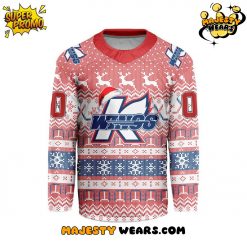 Kalamazoo Wings Christmas Design Hockey Jersey