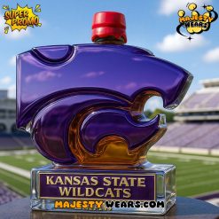 Kansas State Wildcats Whiskey Bottle