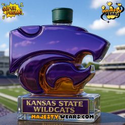 Kansas State Wildcats Whiskey Bottle