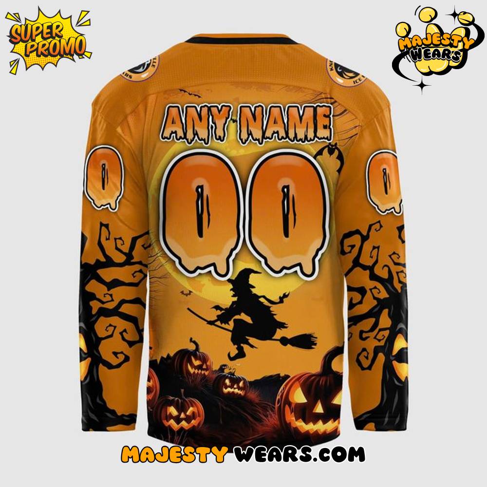Knoxville Ice Bears “Happy Halloween” Custom Hockey Jersey Knoxville Ice Bears “Happy Halloween” Custom Hockey Jersey
