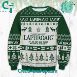 Laphroaig Islay Scotch Whiskey Ugly Christmas Sweater
