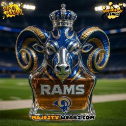 Los Angeles Rams Limited Edition Whiskey Bottle
