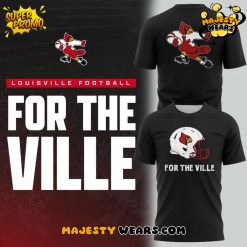 Louisville Cardinals “For the Ville” Special Black Tee Louisville Cardinals “For the Ville” Special Black Tee