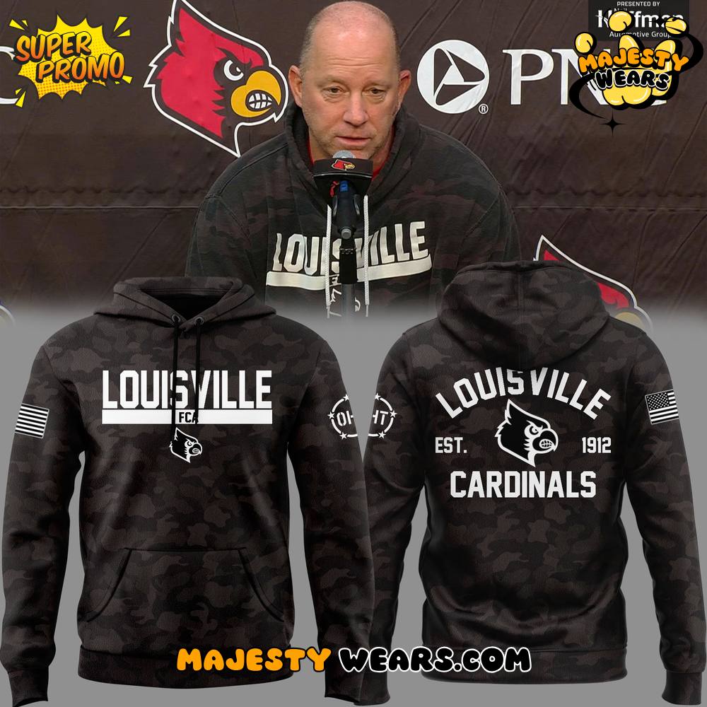 Louisville Cardinals Military Appreciation Night Special Camo 2025 Hoodie Louisville Cardinals Military Appreciation Night Special Camo 2025 Hoodie