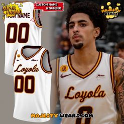 Loyola Ramblers Men’s Basketball 2025 White Jersey
