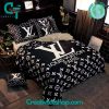 Louis Vuitton Luxury Navy Bedding Set