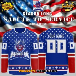 Macon Mayhem Military Night Salute To Service Special Hockey Jersey