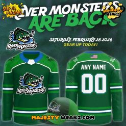 Macon Mayhem x River Monsters Night 2025 Special Hockey Jersey