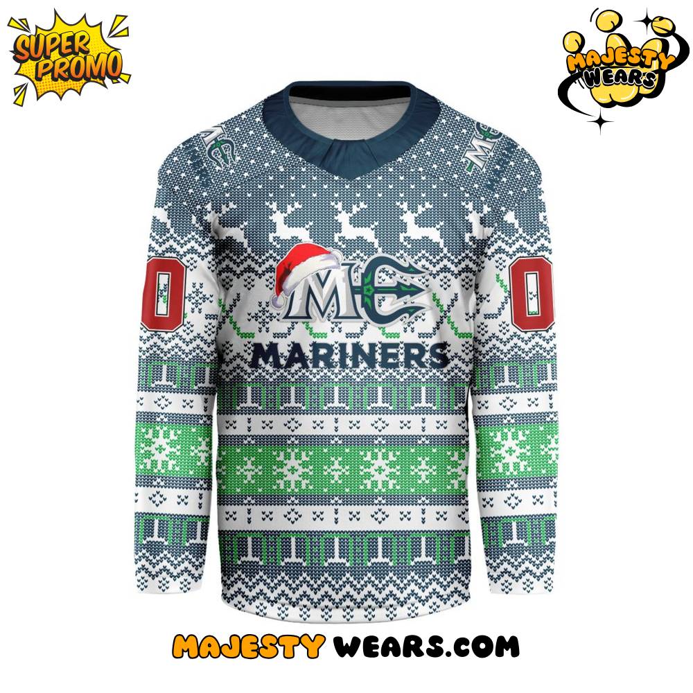 Maine Mariners Christmas Design Hockey Jersey Maine Mariners Christmas Design Hockey Jersey