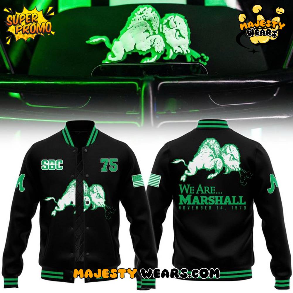 Marshall Thundering Herd Special New Baseball Jacket Marshall Thundering Herd Special New Baseball Jacket